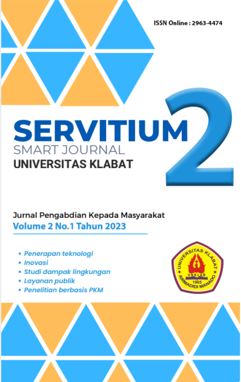 					Lihat Vol 2 No 1 (2023): Servitium Smart Journal
				